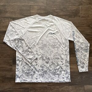 Huk Fishing Men's XL white Long Sleeve